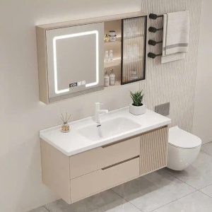 TỦ CHẬU NHỰA PVC CÁNH KÍNH CAO CẤP SM- TC806
