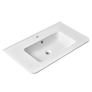 CHẬU RỬA LAVABO VUÔNG CALORIE CAL-1170A Bo góc